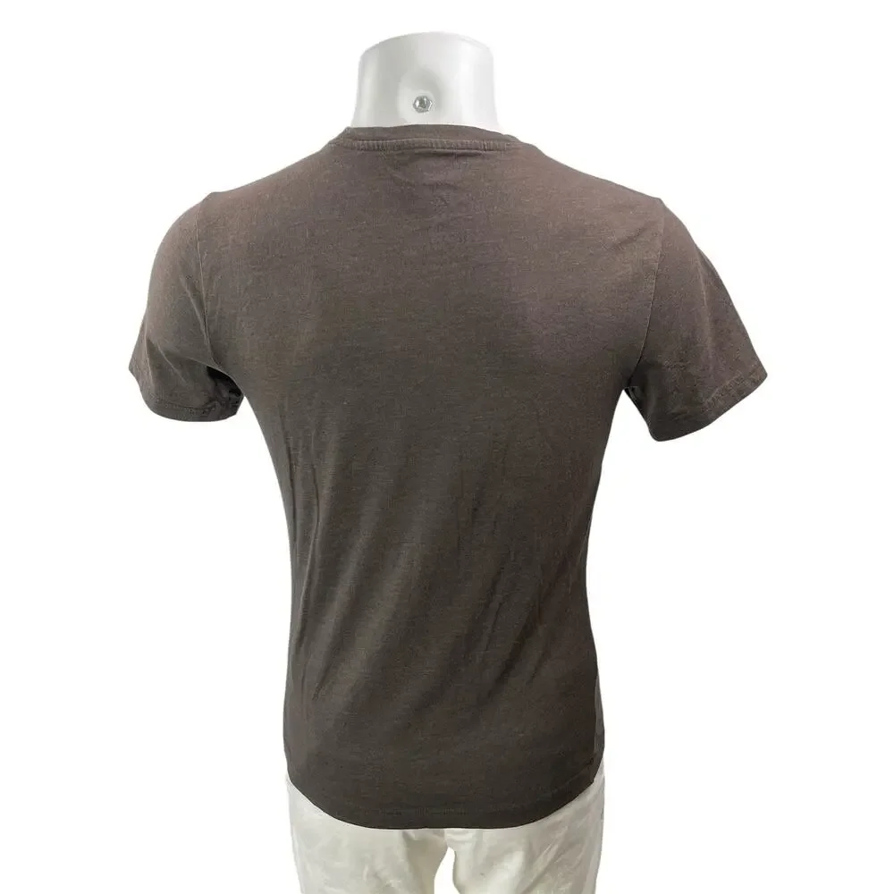 Bundle of 3 Banana Republic Men's Green Black Brown Crew T Shirt Tee Top Size S